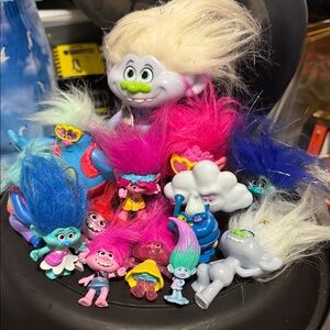 Colorful Troll Dolls Set
